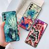 Anime Case for Samsung Galaxy S20 FE S9 S21 S10 S22 Ultra 5G S21 Plus S7 S10e S8 Black Soft Bumper Dragon G-Gokus Cover Funda