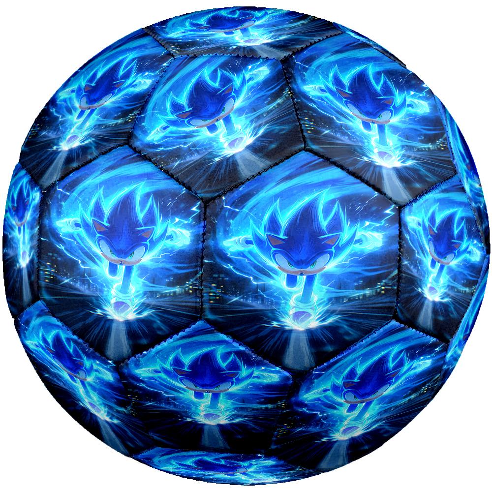 Sonic Theme Size 5 Soccer Ball, Suitable for Both Indoor and Outdoor Matches, a Gift Suitable for Everyone.