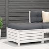 VidaXL Garden Footrest with Cushion, Coffee Table, Bar Stool, Outdoor Patio Backyard Furniture, 844927