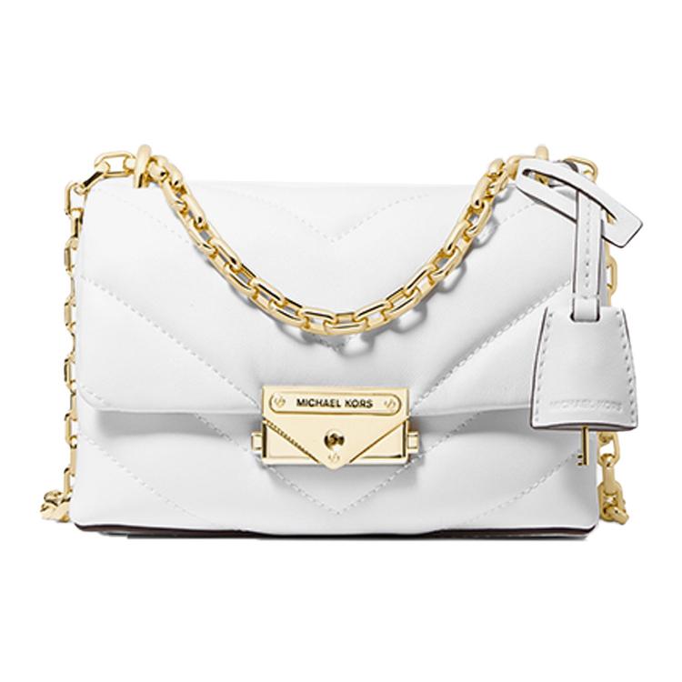 

New MICHAEL KORS Cece Sheepskin Shoulder Bag Crossbody Bag Mini Women s White 32T9G0EC1L085 19.1*11.9*18.0CM