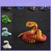 Stunning 3d Printed Snake Figurine With Articulated Joints And Lifelike Eyes For Unique Decor