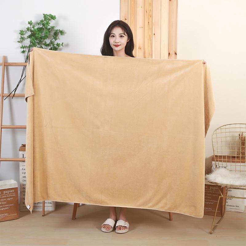 Large Absorbent Beauty Salon Towel: Ideal for Bath, Massage, or Spa, Personalized with Logo Options.