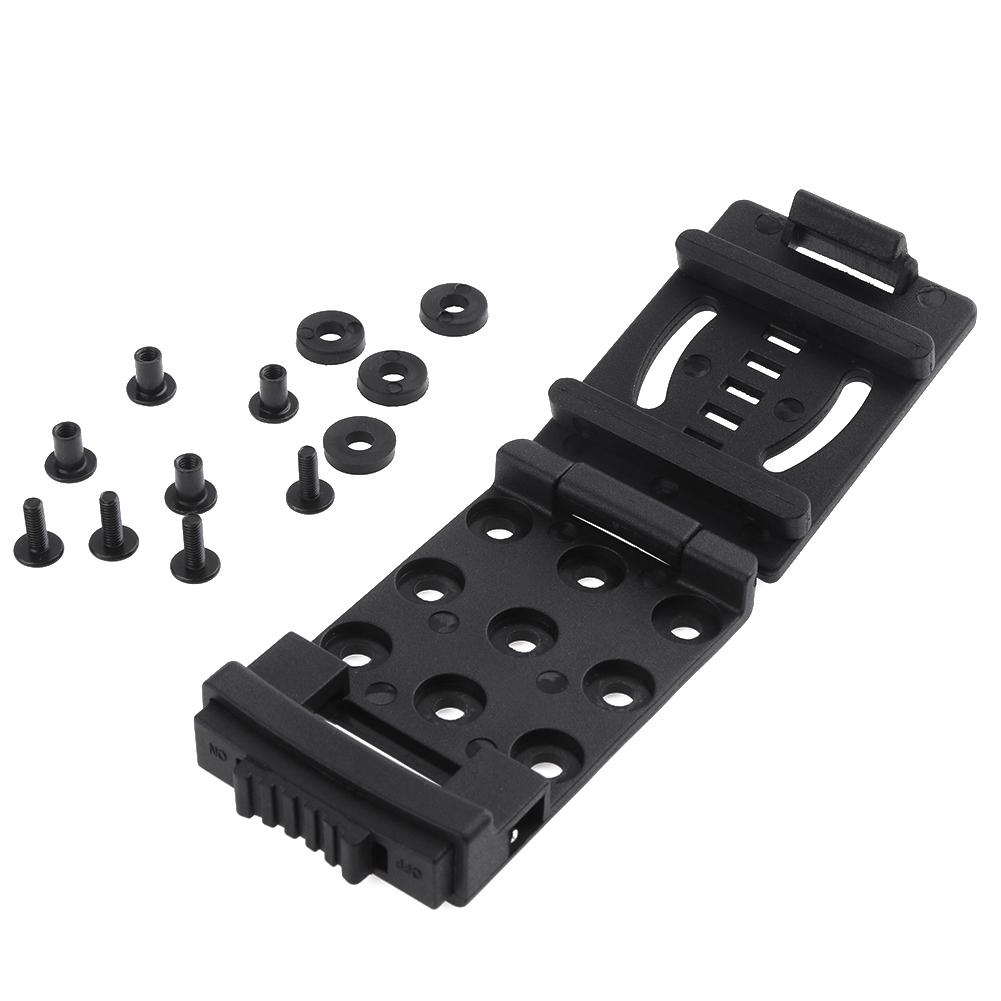Multi-functional K Sheath Clip Belt Scabbard Kit Molle K Sheath Waist Clip Attach Knife Flashlight Metal Buckle EDC Outdoor Tool