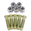 Wheel Stud Bolt Kit Replacement for Vauxhall 9595179 M12 X 1.5 Steel Car Lug Bolts