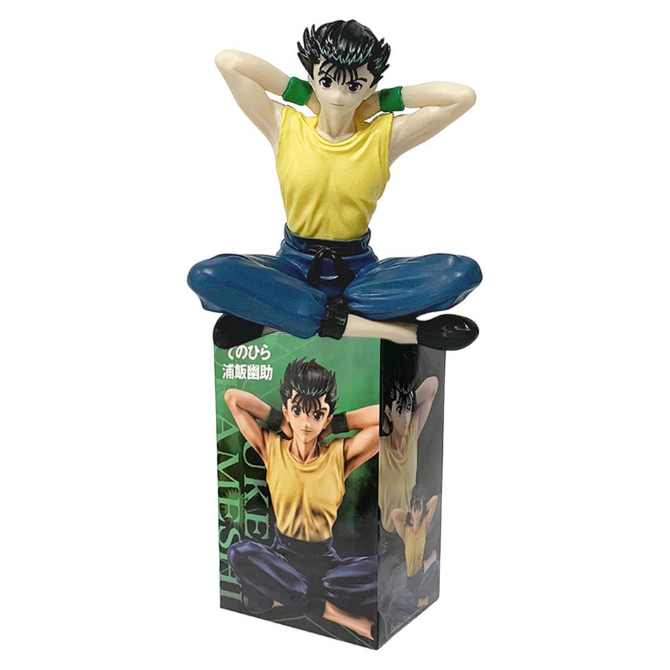 9cm YuYu Hakusho Urameshi Yuusuke Kurama Sitting posture Anime Figure Toys PVC Model Collector Doll Birthday Gift