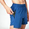 Men's Quick-Dry Sports Shorts with Invisible Zipper Pockets for Track and Field
