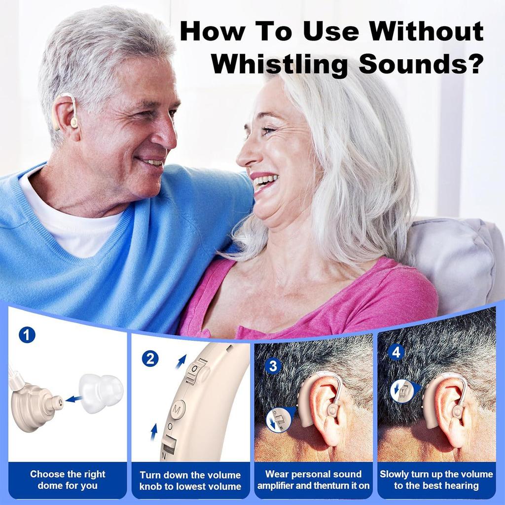 Digitaler BTE-Hörgeräte-Apparat mit Geräuschunterdrückung für Senioren mit Hörverlust