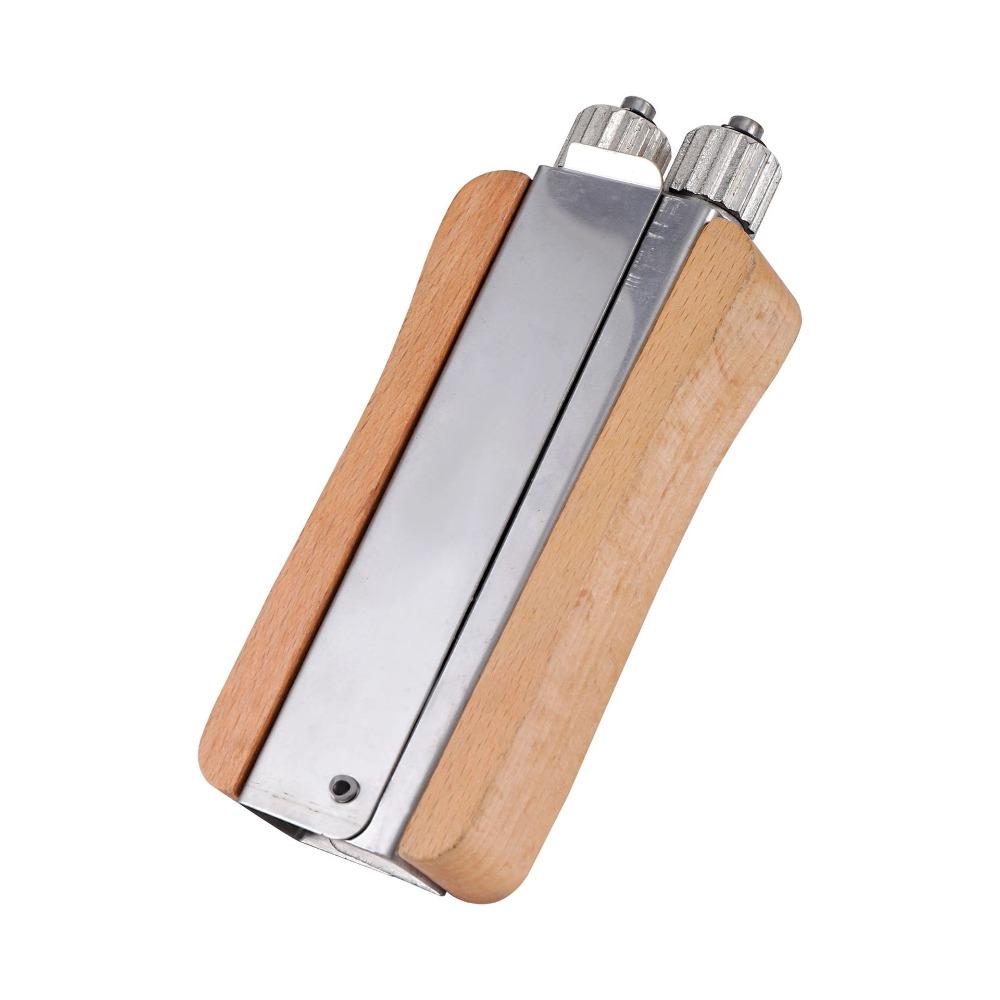 Stainless Steel Beekeeping Wire Tensioner Wooden Handle Professional Frame Crimper Tension Wire Durable Wire Tightener Beehive