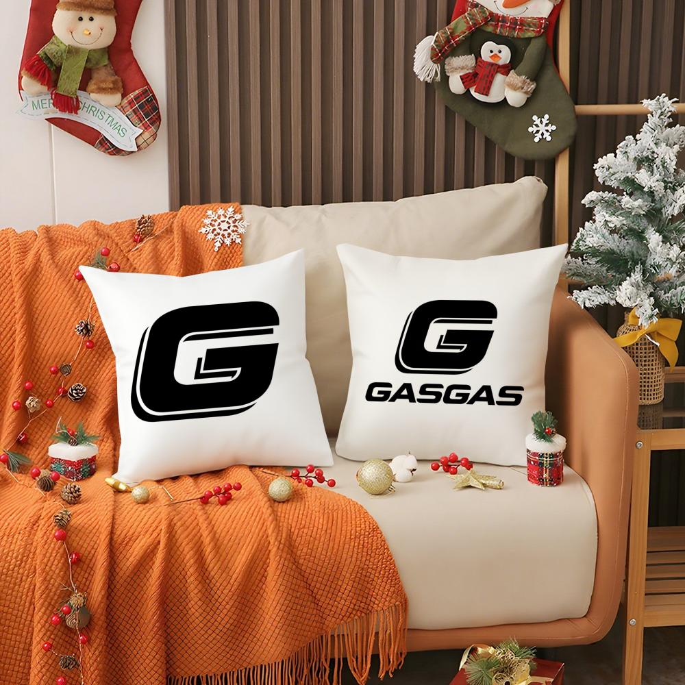 Motorcycle G-Gasgas Pillow Case Pattern Printed Pillowcase For Living Room Sofa Cushion Cover & Bedroom Decor