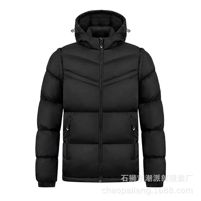 

Source Factory, OEM Logo Customization, Order Acceptance, Cotton-padded Vest Processing XXXXL чорний