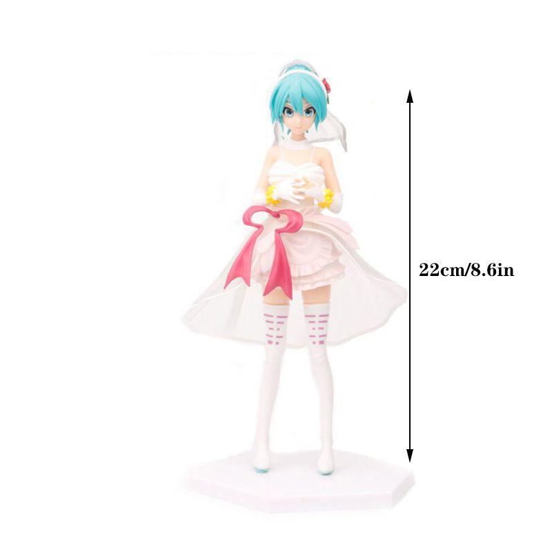 Hatsune Miku Cartoon Virtual Singer Manga Statue Figurines Stunning Collectible Model Toy