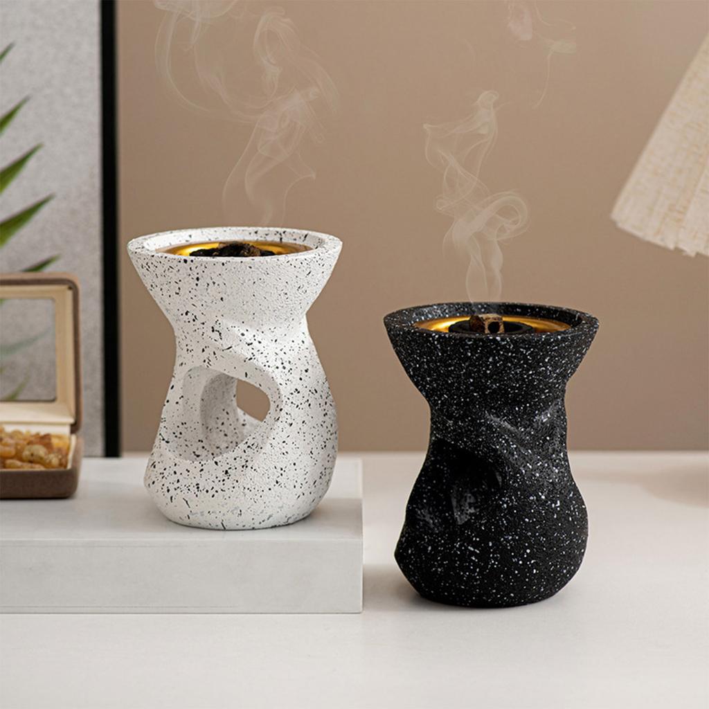 Handheld Cave Shape Incenses Burners Resin Incenses Holder Middle Eastern Styles Aromatherapies Burners for Meditations