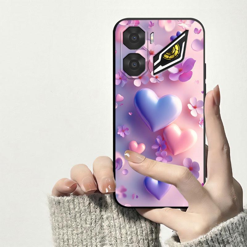 For ZTE Nubia Neo 3 GT Case Soft Silicone Bumper Back Cover For ZTE Nubia Neo 3 5G Fashion Black TPU Print Phone Case