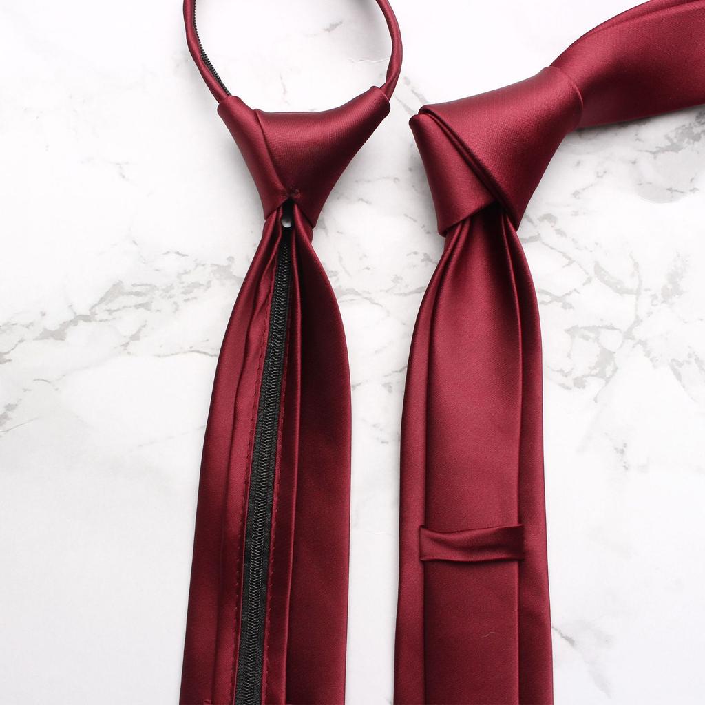 Men'S Polyester Yarn-Dyed Casual Tie, Wedding Groom'S Formal Tie 7.5Cm Tie Men'S