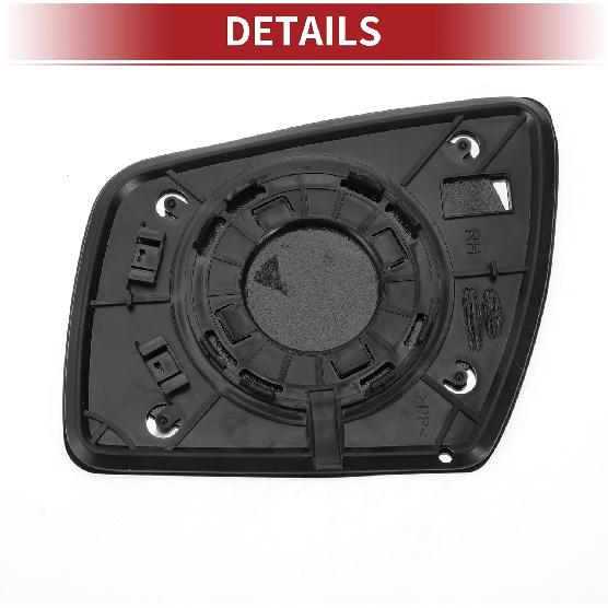 

ACROPIX Car Rearview Right Passenger Side Mirror Glass for KIA Soul 09-13 with Backing Plate - Pack of 1