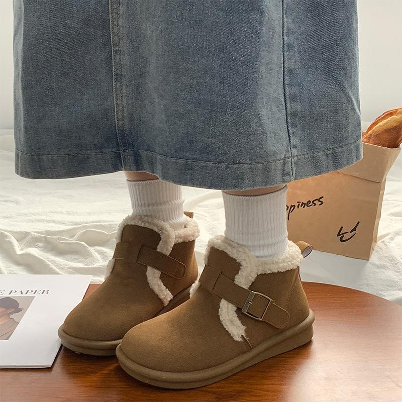 New product hot sale winter new snow boots women's warm velvet short boots 2523