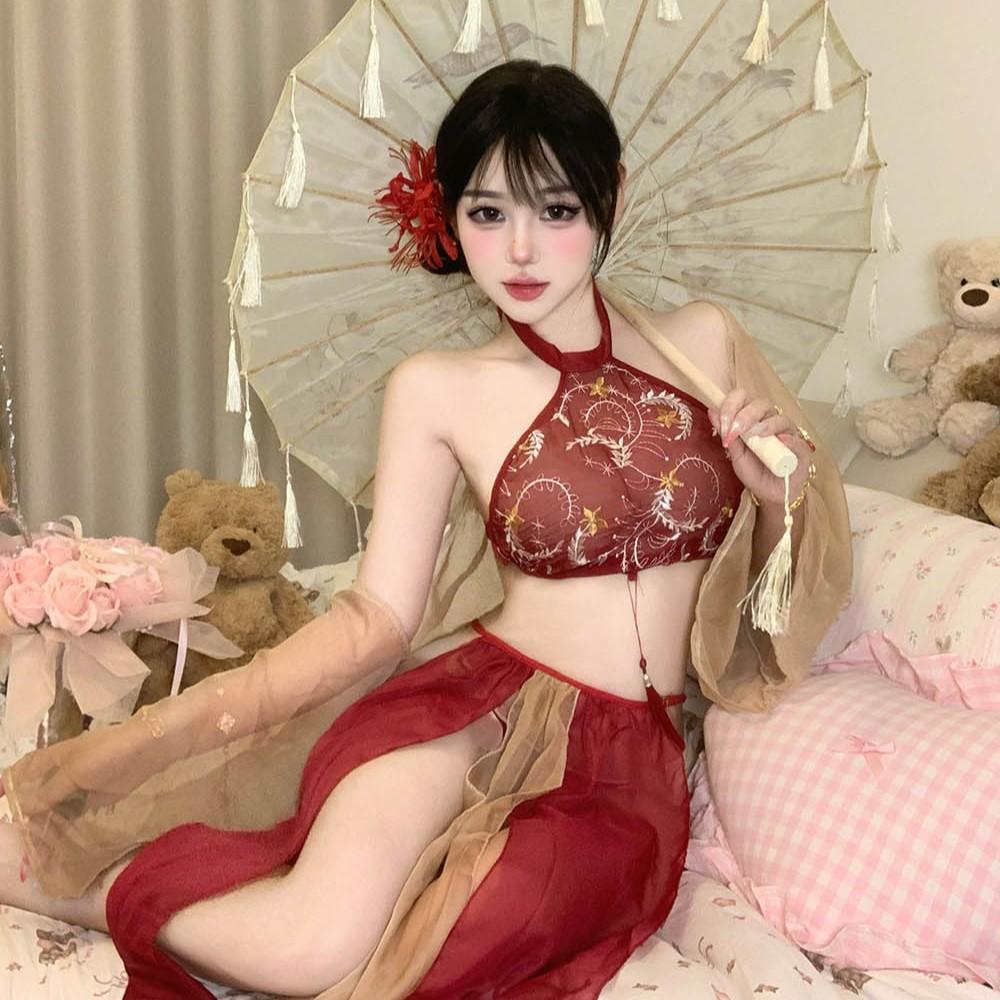Nightly Fragrance Ancient Style Fairy Hanfu Sexy Pure Desire Passionate Sleepwear Sex Products Women's Lingerie