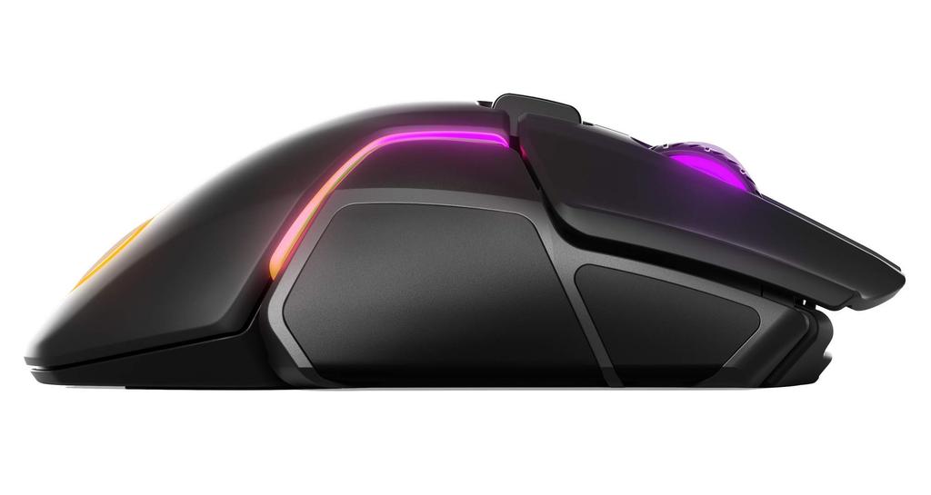 SteelSeries Gaming Mouse Wireless Dual Sensor of Gravity Customization Function Equipped with ARM Processor Rival 650 Wireless 62456 Weight/Center