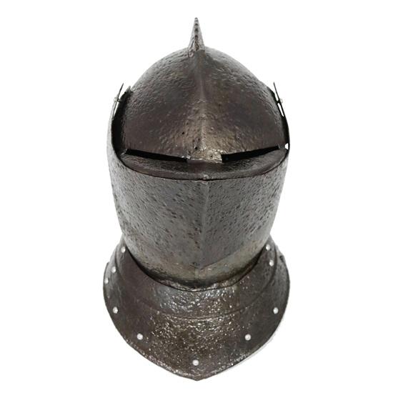 

Средневековый рыцарский турнир Закрытый шлем доспеха SCA LARP Боевой доспех воина Шлем Защита головы