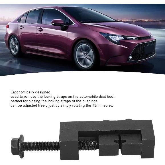 Pissente CV Joint Boot Clamp, 10.9 Screw Strength CV Joint Axle Boot Clamp 09521‑24010 Drive Shaft Clamping Removal Tool 20mm Jaw Open Length