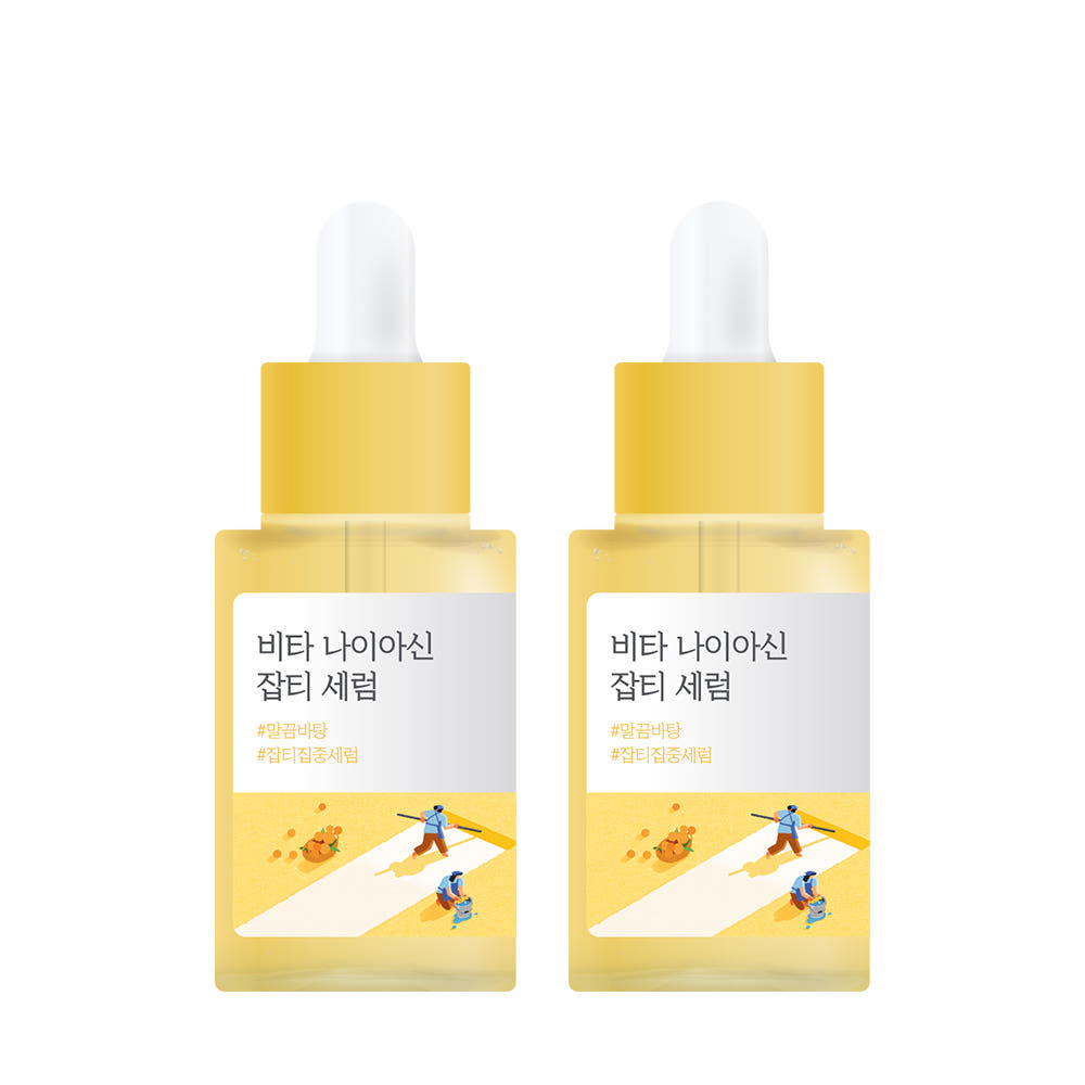Round Lab Vita Niacin Dark Spot Serum 30ml × 2 Set Brightening & Tone Correcting Face Serum