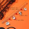 Halloween Charm Bracelet: Pumpkin, Spider, Bat & Ghost Pendants - Festive Gift for Creative Friends and Students