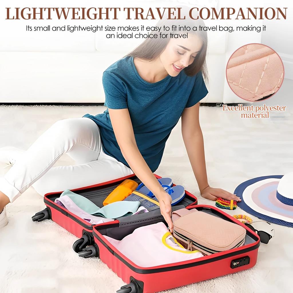 Travel Jewelry Organizer Case Large Capacity Portable Jewelry Storage Bag Ring Binder Lightweight Necklace Earring Pouch Bag