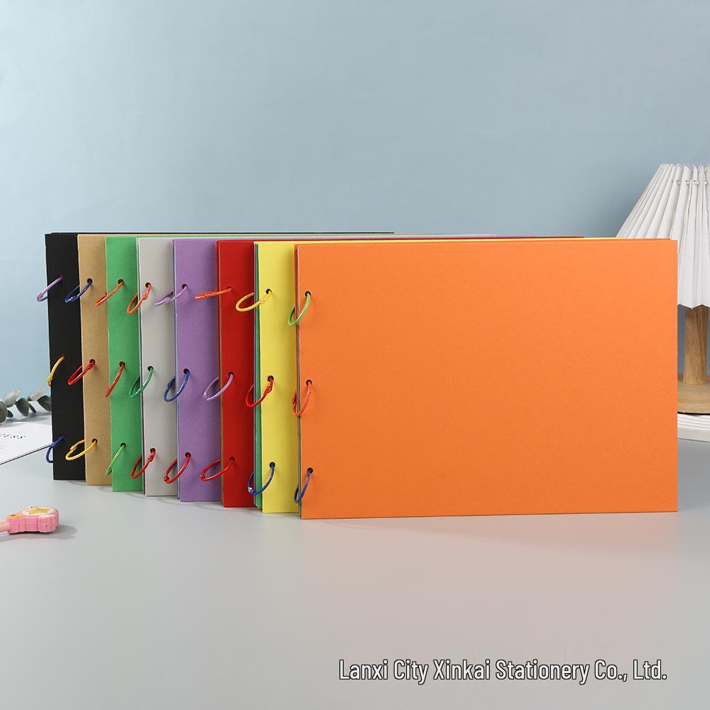 A4 Polaroid Fotoalbum – DIY Scrapbook mit Retro Kraftpapier