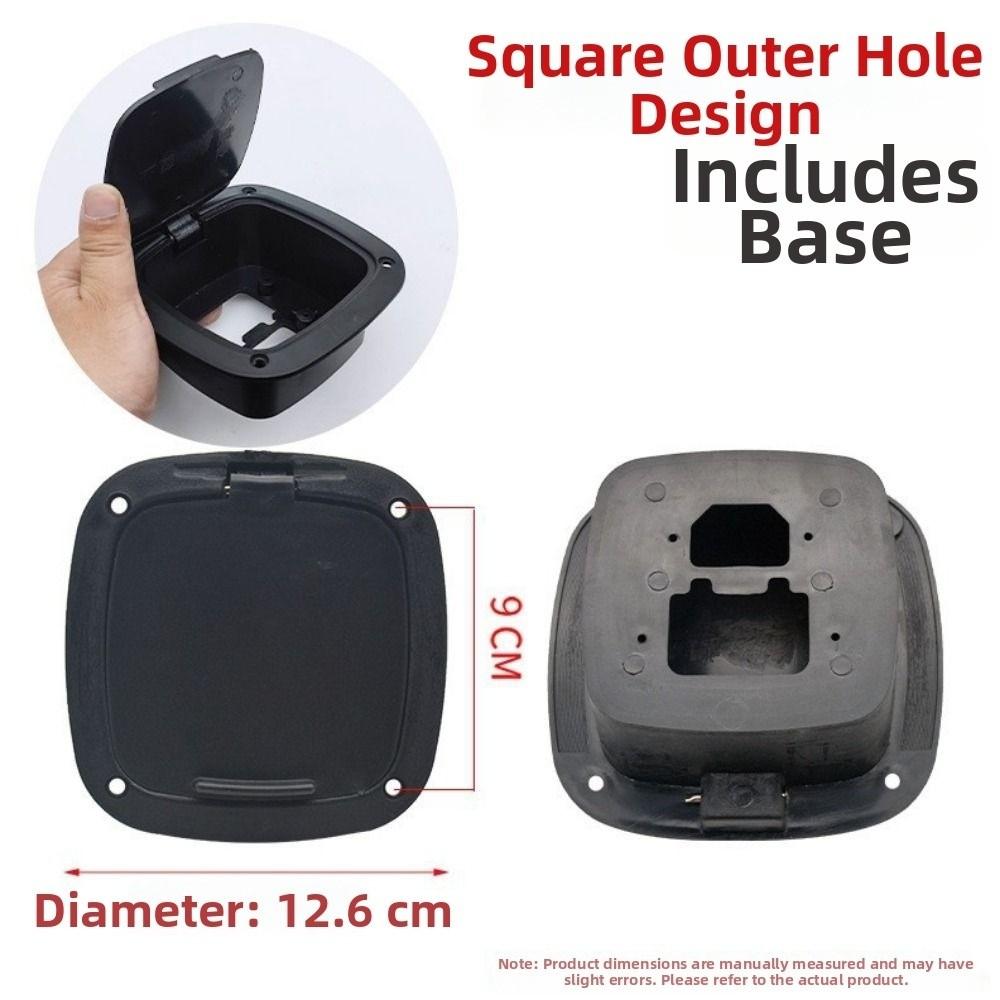 Waterproof Four Wheel Car Fuel Tank Cap Black Spring Cover Accessories  Electric Tricycle Parts