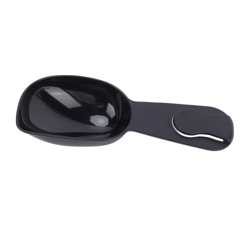 2pcs set Ergonomic Short Handle Spoon Plastic Tablespoon Scoop Coffee Measuring Spoon Espresso