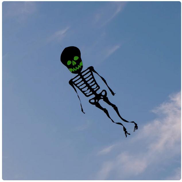 

Динамический Воздушный Змей Король Танца Череп Зомби - Забавный Качающийся Дизайн Вэйфан