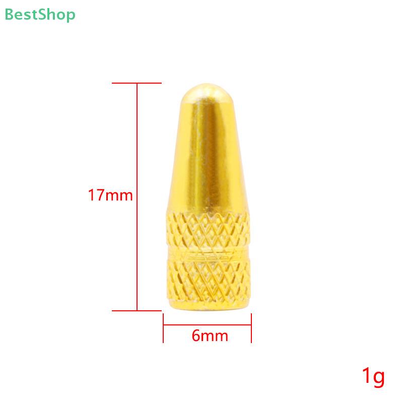 10pcs Aluminum Alloy Tire Prest Valve Cap Road Bike Covered Protector Road Tyre Dustproof Bike Presta Valve Valve Stems 1
