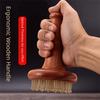 Wood Grain Gua Sha Massage Tool Cow Horn Horn Massage Comb Portable Meridian Massager  Head Massage