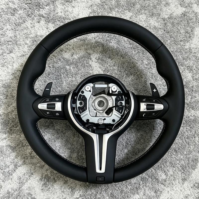 Leather M Sport Steering Wheel Assembly for BMW M3 M5 F10 F11 F12 F13 F15 F20 F21 F22 F23 F25 F30 F31 F32 F33 F34 F36 E70 E90