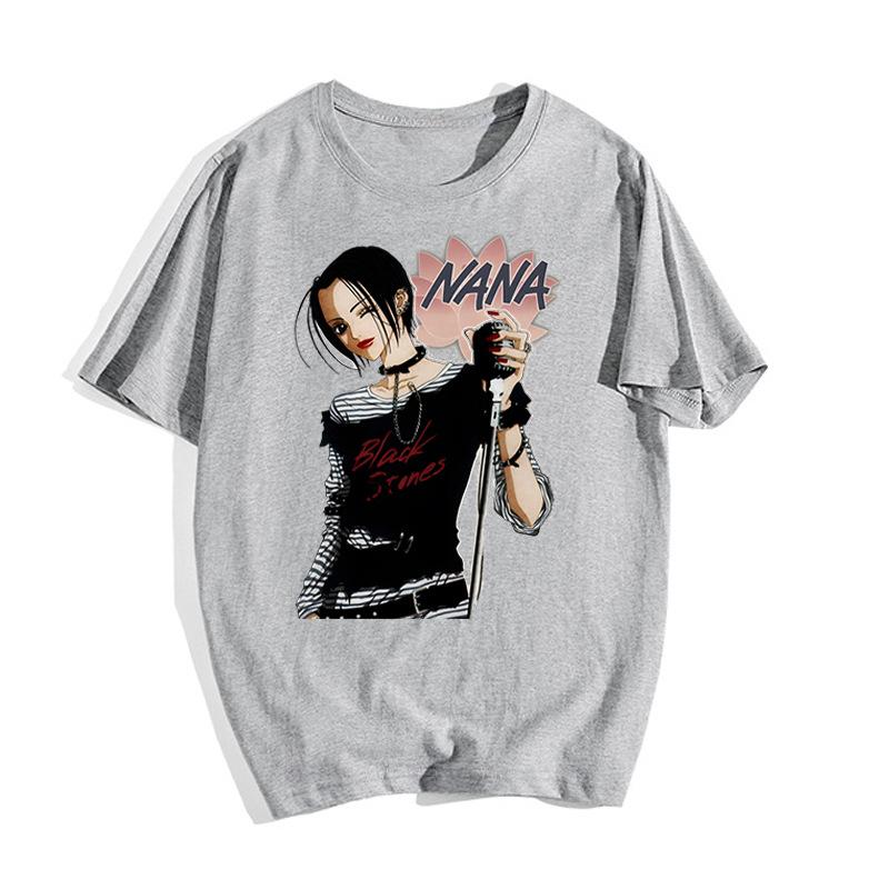 Classic Smoke Osaki Nana Classic Japanese Anime Retro Rock Style Anime T-Shirt Cotton Graphic Tee Unisex Unisex Summer Streetwear