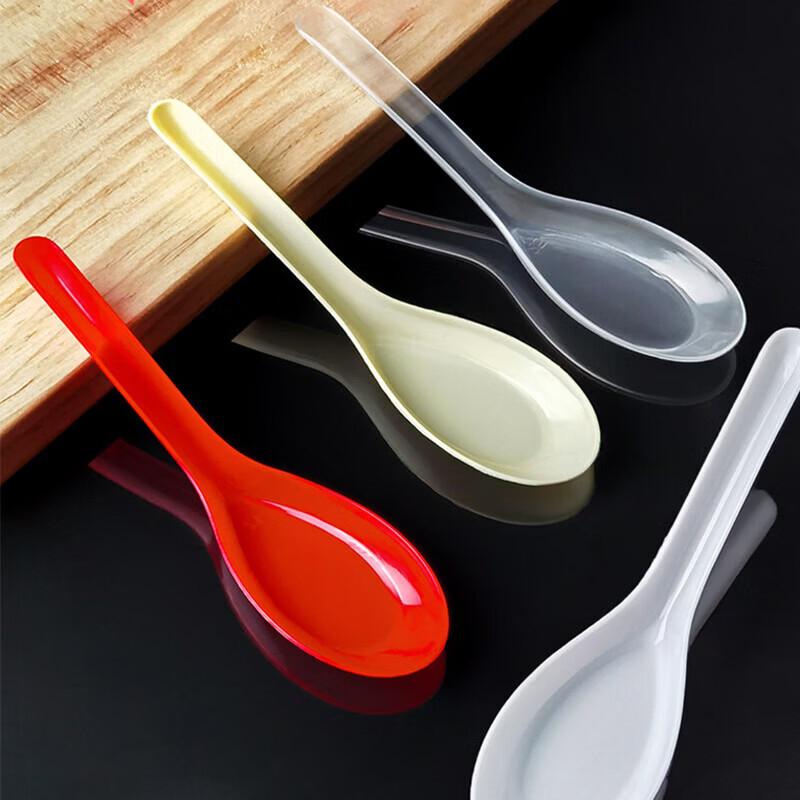 Rivoz Disposable Plastic Spoons