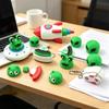 3D Printed Rocket Shaped Keychain Stress Relief Toy Durable Soft Material Portable Key Ring Fidget Toy for Anxiety and Focus