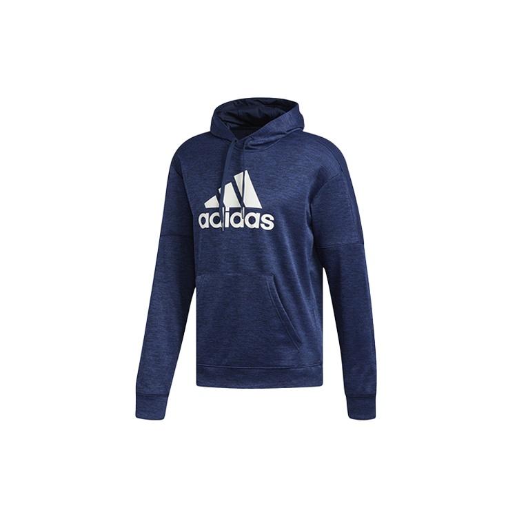 adidas Large logo Printing Pattern Pullover Navy Blue Men s DH9320 S