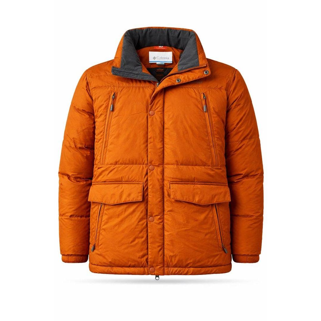 Used Columbia OMNI-HEAT Orange Down Jacket L