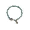 Recommended Natural Hetian Jade Bead Bracelet for Women, Fortune and Prosperity Gold-inlaid Jade Gourd, Ancient Style Jadeite Bracelet