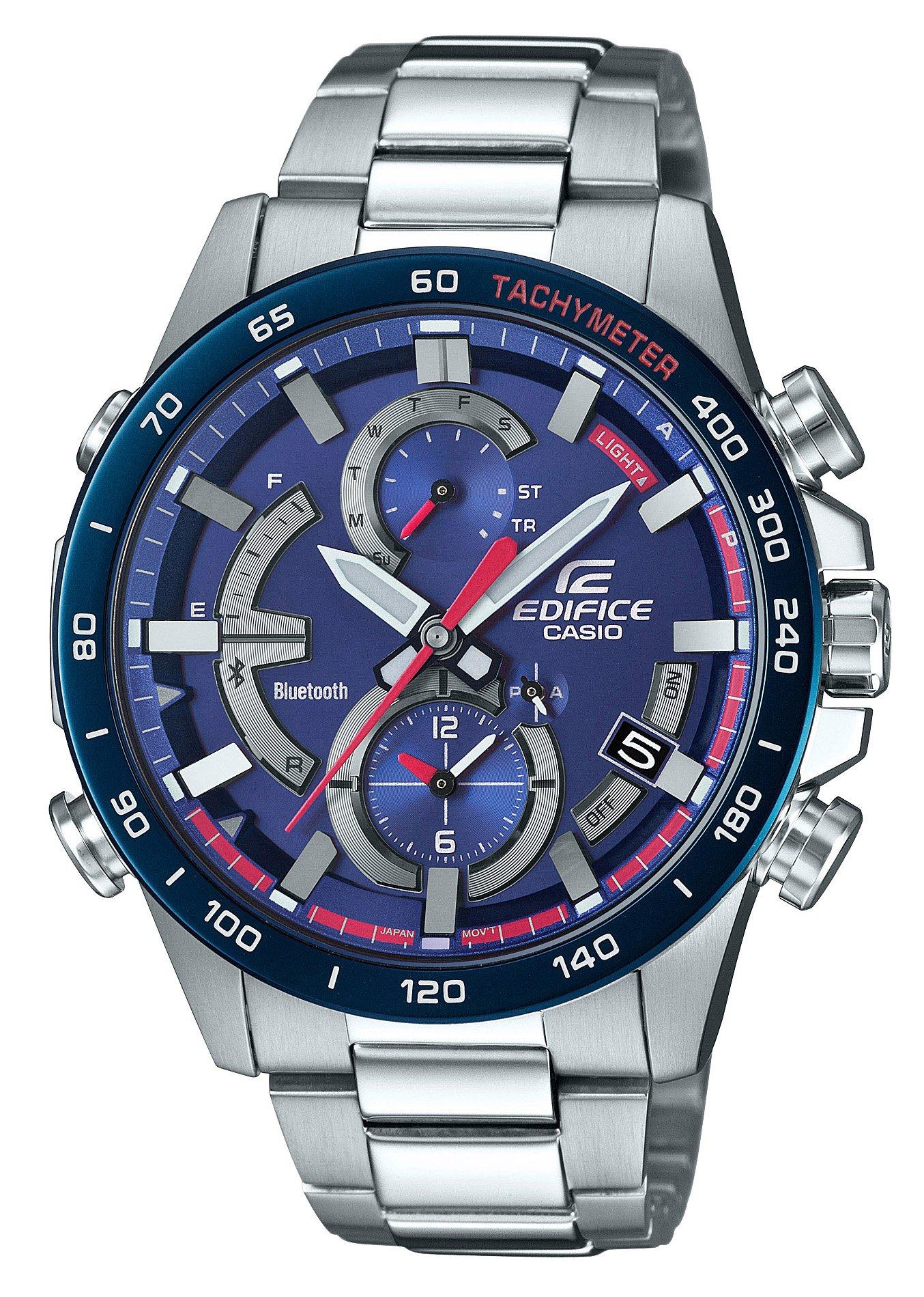 

Годинник Casio Edifice Scuderia Toro Rosso Limited Edition серії Smartphone Link Сріблястий EQB-900TR-2AJR Чоловічий