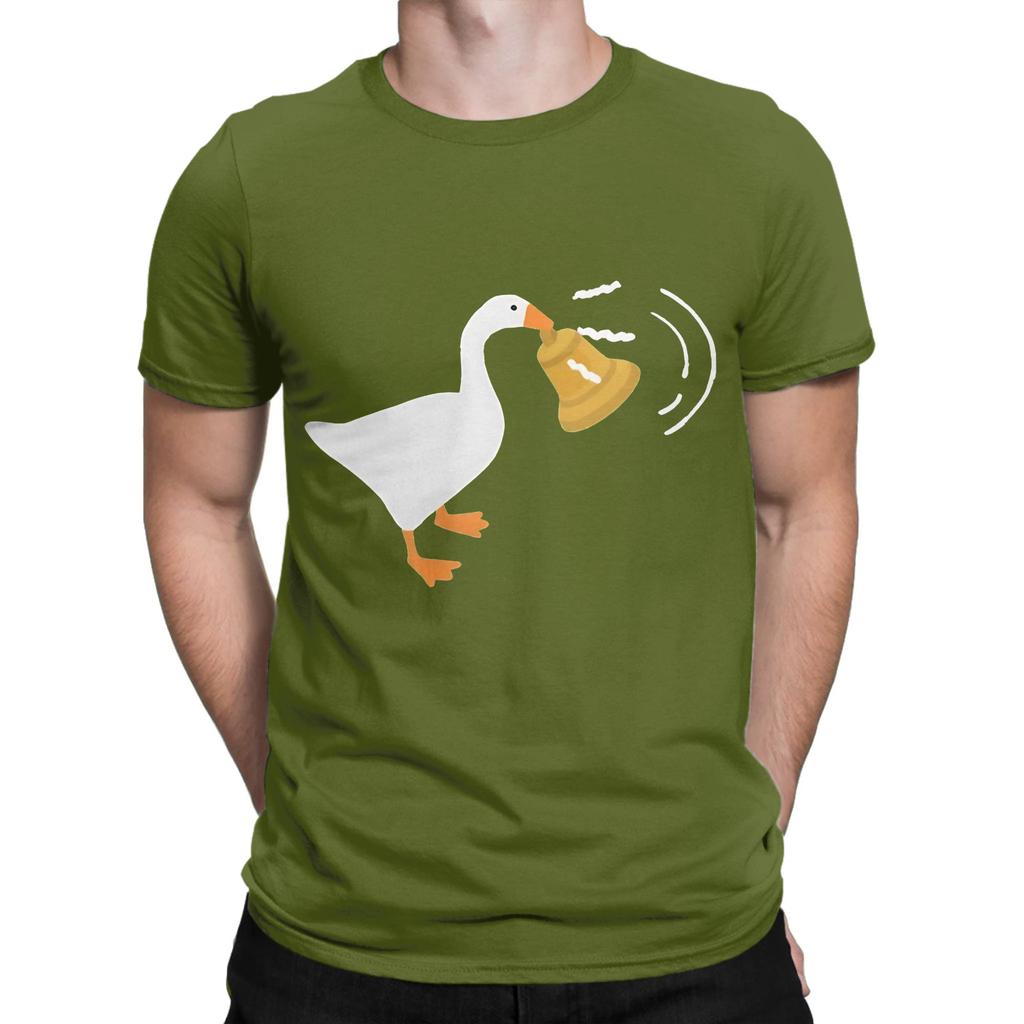 Untitled Goose Game Bell Funny 100 Cotton TShirt Untitled Goose Game Tees Tops For Unisex