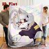 Inorganic Killer Faucet Element 2D Flat Pattern Flannel Blanket High quality All Seasons Warmth and Comfort Perfect for Christmas Gifts.
