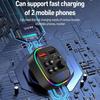 Car FM Transmitter Auto Radio Adapter Music Player MP3 Music Player Auto Phone Charger For Vehicle RV Sedan Truck Radio Adapter
