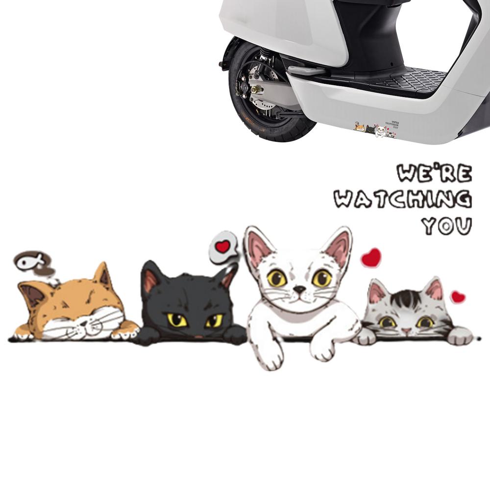 Cat Stickers For Cars Car Window Stickers Cartoon Cat Decal Car Sticker For Auto Truck Motorcycle Window Bumpers Laptops