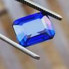 7 Cts Heated Ceylon Blue Sapphire Emerald Cut Certified Loose Gemstone