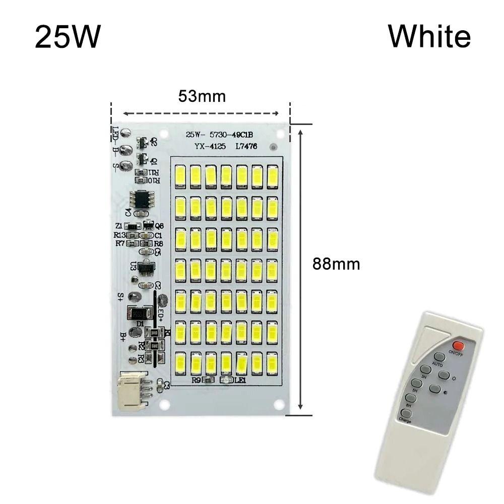 1Pcs SMD5730 LED Solar Light Board Remote Control Floodlight  For Outdoor Garden Lamp