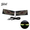 Plug-in Car LED Light Eyes Light USB Powered Atmosphere Lamp Multi-mode High Brightness Decor Dynamic Display Decorative for SUV Truck Windshield