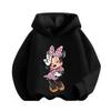 Children's Kawaii Mousee Minnieee Hoodie Girls Top Vacation Fashion Trip Kids' Clothing Toddled Girls