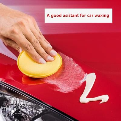 Auto Pěnová Houba Vosk 12ks Aplikátor Čištění Detailingové Podložky Voskování Auta Leštící Podložka Domácí Péče o Mytí Auta 10cm Sada na Čištění Auta